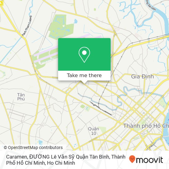 Caramen, ĐƯỜNG Lê Văn Sỹ Quận Tân Bình, Thành Phố Hồ Chí Minh map