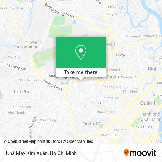 Nhà May Kim Xuân map