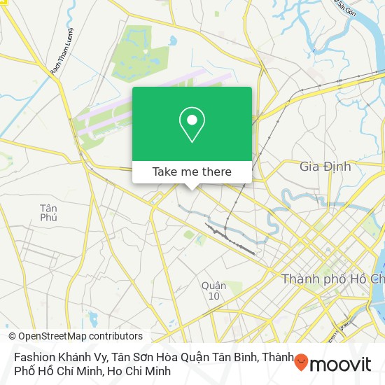 Fashion Khánh Vy, Tân Sơn Hòa Quận Tân Bình, Thành Phố Hồ Chí Minh map