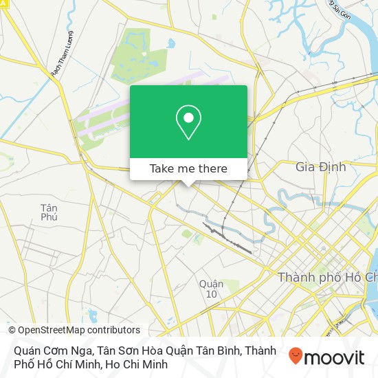 Quán Cơm Nga, Tân Sơn Hòa Quận Tân Bình, Thành Phố Hồ Chí Minh map