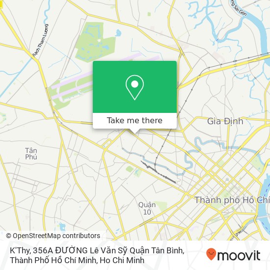 K'Thy, 356A ĐƯỜNG Lê Văn Sỹ Quận Tân Bình, Thành Phố Hồ Chí Minh map