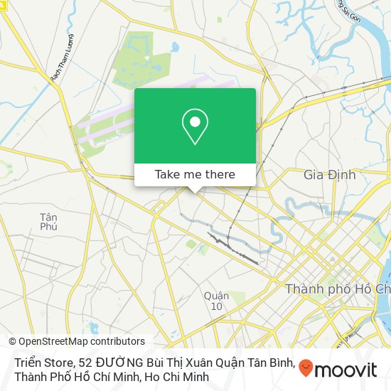 Triển Store, 52 ĐƯỜNG Bùi Thị Xuân Quận Tân Bình, Thành Phố Hồ Chí Minh map