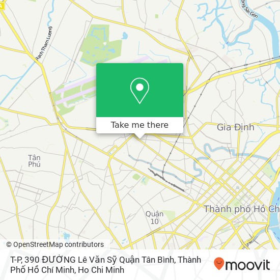 T-P, 390 ĐƯỜNG Lê Văn Sỹ Quận Tân Bình, Thành Phố Hồ Chí Minh map