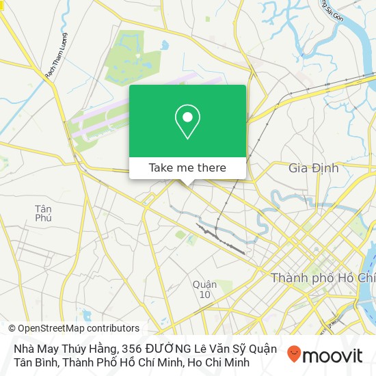 Nhà May Thúy Hằng, 356 ĐƯỜNG Lê Văn Sỹ Quận Tân Bình, Thành Phố Hồ Chí Minh map