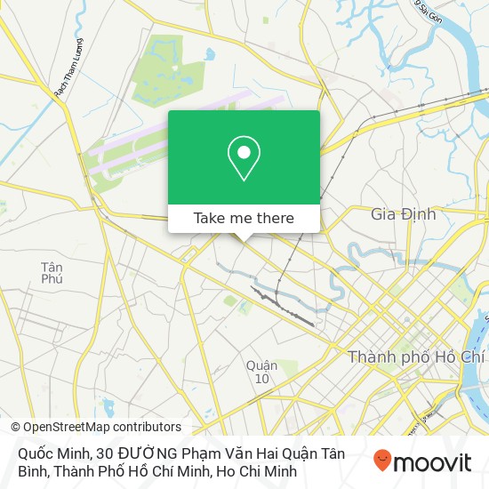 Quốc Minh, 30 ĐƯỜNG Phạm Văn Hai Quận Tân Bình, Thành Phố Hồ Chí Minh map