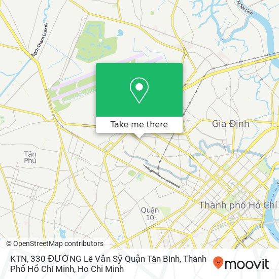 KTN, 330 ĐƯỜNG Lê Văn Sỹ Quận Tân Bình, Thành Phố Hồ Chí Minh map