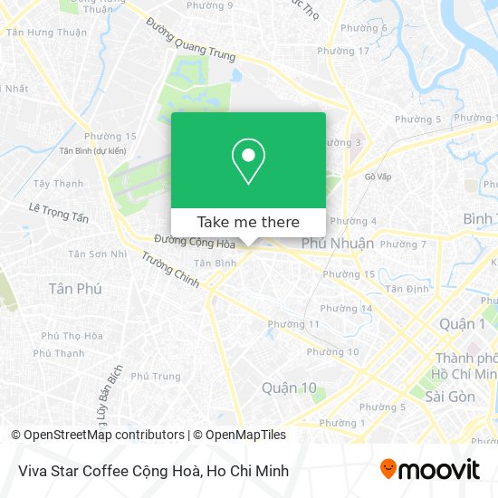 Viva Star Coffee Cộng Hoà map