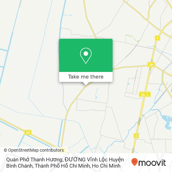 Quán Phở Thanh Hương, ĐƯỜNG Vĩnh Lộc Huyện Bình Chánh, Thành Phố Hồ Chí Minh map