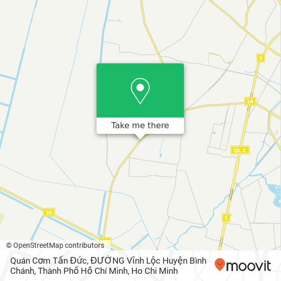 Quán Cơm Tấn Đức, ĐƯỜNG Vĩnh Lộc Huyện Bình Chánh, Thành Phố Hồ Chí Minh map