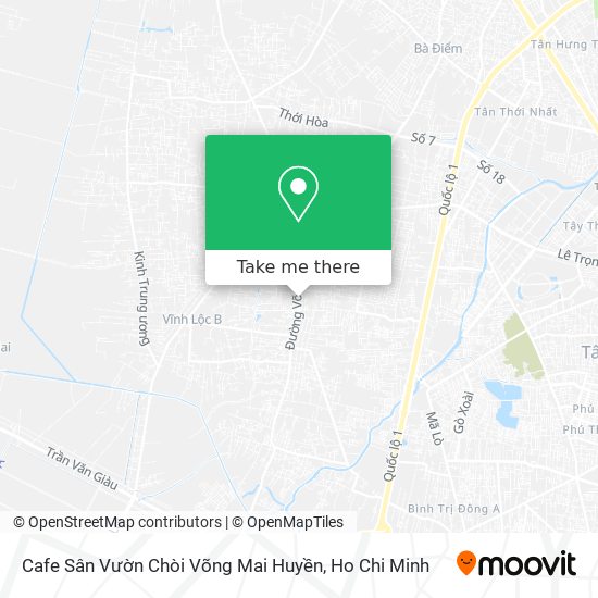 Cafe Sân Vườn Chòi Võng Mai Huyền map