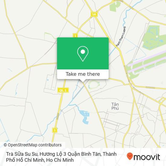 Trà Sữa Su Su, Hương Lộ 3 Quận Bình Tân, Thành Phố Hồ Chí Minh map