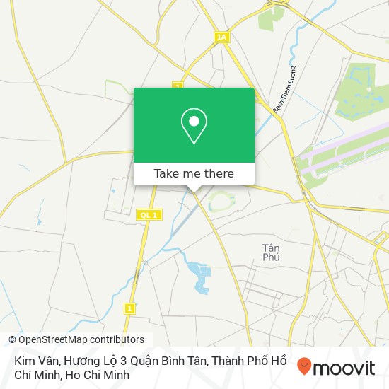 Kim Vân, Hương Lộ 3 Quận Bình Tân, Thành Phố Hồ Chí Minh map