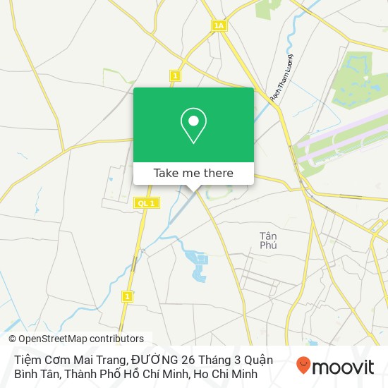 Tiệm Cơm Mai Trang, ĐƯỜNG 26 Tháng 3 Quận Bình Tân, Thành Phố Hồ Chí Minh map