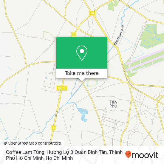 Coffee Lam Tùng, Hương Lộ 3 Quận Bình Tân, Thành Phố Hồ Chí Minh map
