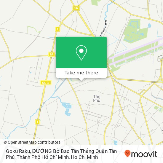 Goku Raku, ĐƯỜNG Bờ Bao Tân Thắng Quận Tân Phú, Thành Phố Hồ Chí Minh map