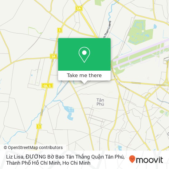 Liz Lisa, ĐƯỜNG Bờ Bao Tân Thắng Quận Tân Phú, Thành Phố Hồ Chí Minh map