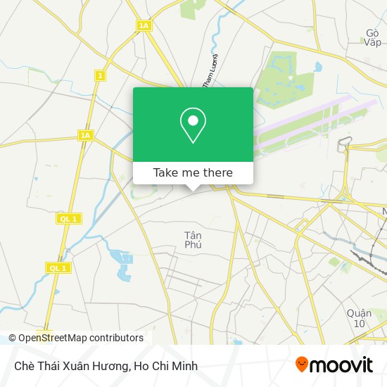 Chè Thái Xuân Hương map