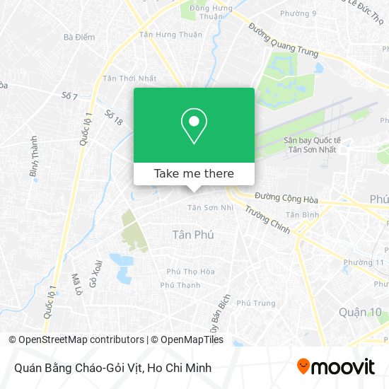 Quán Bằng Cháo-Gỏi Vịt map