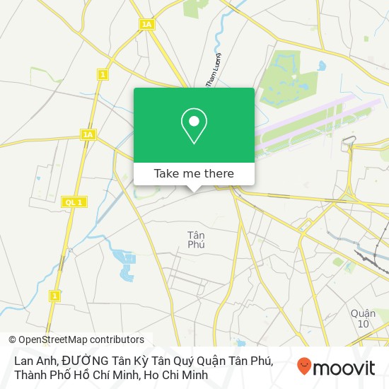 Lan Anh, ĐƯỜNG Tân Kỳ Tân Quý Quận Tân Phú, Thành Phố Hồ Chí Minh map