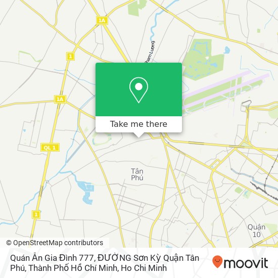 Quán Ăn Gia Đình 777, ĐƯỜNG Sơn Kỳ Quận Tân Phú, Thành Phố Hồ Chí Minh map