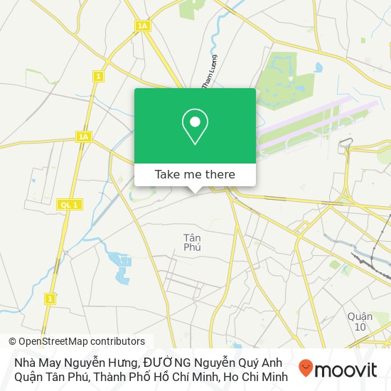 Nhà May Nguyễn Hưng, ĐƯỜNG Nguyễn Quý Anh Quận Tân Phú, Thành Phố Hồ Chí Minh map