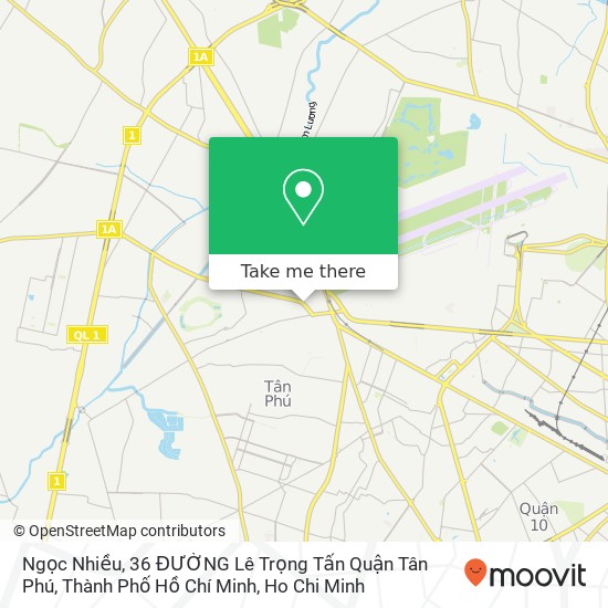 Ngọc Nhiều, 36 ĐƯỜNG Lê Trọng Tấn Quận Tân Phú, Thành Phố Hồ Chí Minh map