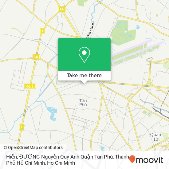 Hiền, ĐƯỜNG Nguyễn Quý Anh Quận Tân Phú, Thành Phố Hồ Chí Minh map