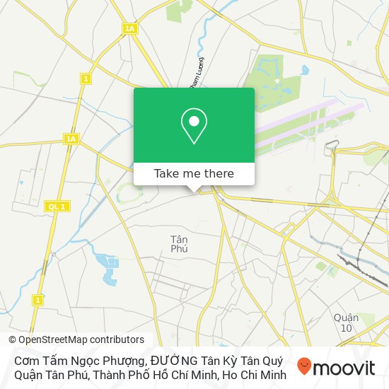 Cơm Tấm Ngọc Phượng, ĐƯỜNG Tân Kỳ Tân Quý Quận Tân Phú, Thành Phố Hồ Chí Minh map