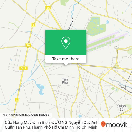 Cửa Hàng May Đình Biên, ĐƯỜNG Nguyễn Quý Anh Quận Tân Phú, Thành Phố Hồ Chí Minh map