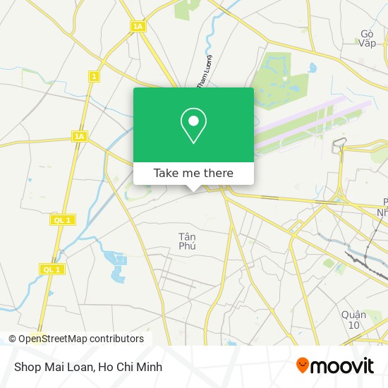 Shop Mai Loan map