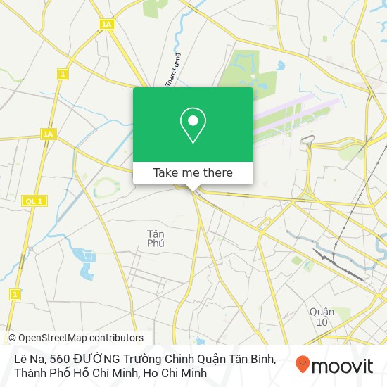 Lê Na, 560 ĐƯỜNG Trường Chinh Quận Tân Bình, Thành Phố Hồ Chí Minh map