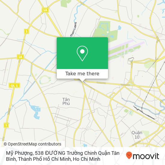 Mỹ Phượng, 538 ĐƯỜNG Trường Chinh Quận Tân Bình, Thành Phố Hồ Chí Minh map