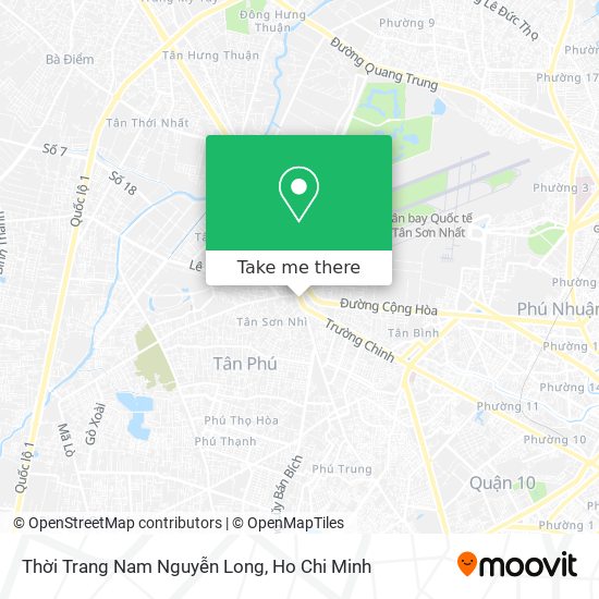 Thời Trang Nam Nguyễn Long map