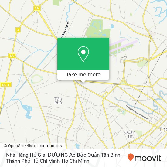 Nhà Hàng Hồ Gia, ĐƯỜNG Ấp Bắc Quận Tân Bình, Thành Phố Hồ Chí Minh map