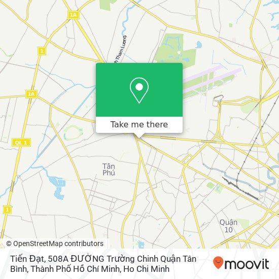 Tiến Đạt, 508A ĐƯỜNG Trường Chinh Quận Tân Bình, Thành Phố Hồ Chí Minh map