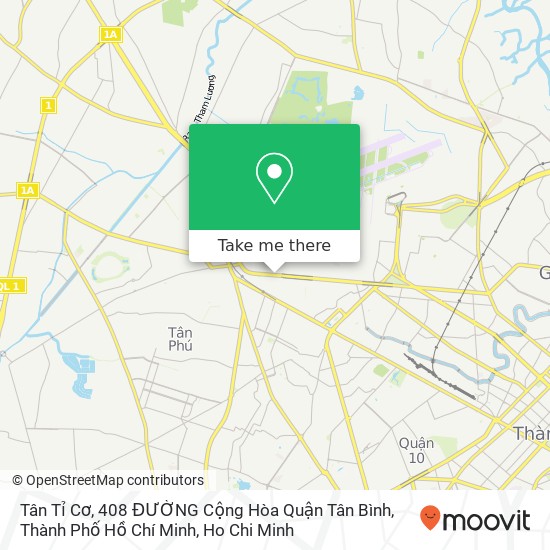 Tân Tỉ Cơ, 408 ĐƯỜNG Cộng Hòa Quận Tân Bình, Thành Phố Hồ Chí Minh map