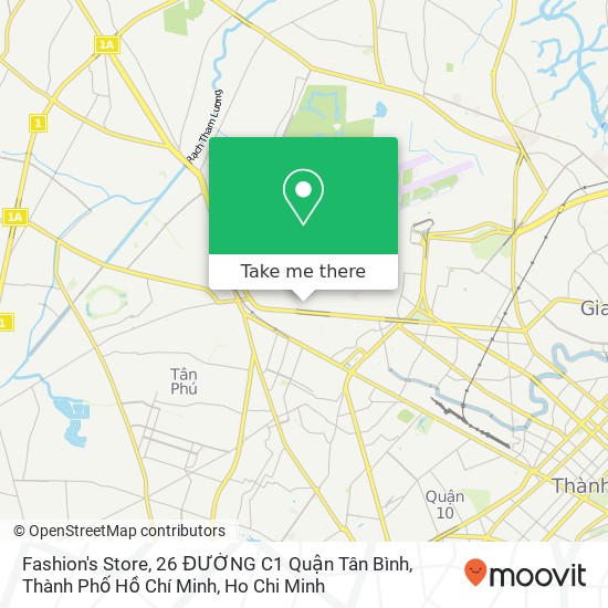 Fashion's Store, 26 ĐƯỜNG C1 Quận Tân Bình, Thành Phố Hồ Chí Minh map