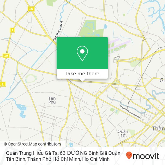 Quán Trung Hiếu Gà Ta, 63 ĐƯỜNG Bình Giã Quận Tân Bình, Thành Phố Hồ Chí Minh map