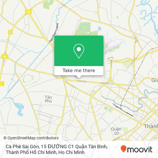 Cà Phê Sài Gòn, 15 ĐƯỜNG C1 Quận Tân Bình, Thành Phố Hồ Chí Minh map