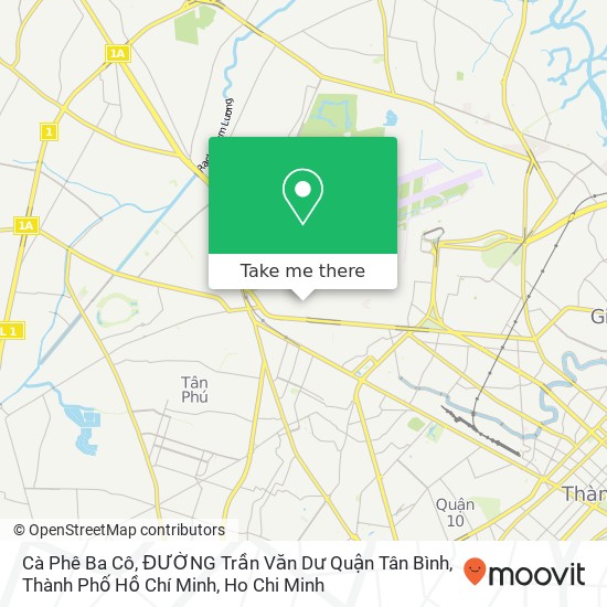 Cà Phê Ba Cô, ĐƯỜNG Trần Văn Dư Quận Tân Bình, Thành Phố Hồ Chí Minh map