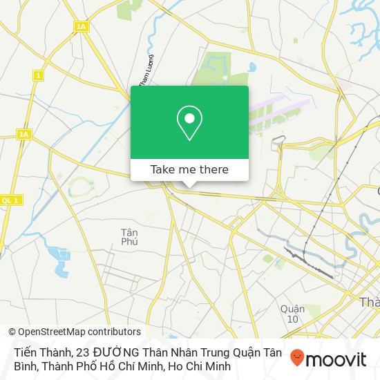 Tiến Thành, 23 ĐƯỜNG Thân Nhân Trung Quận Tân Bình, Thành Phố Hồ Chí Minh map