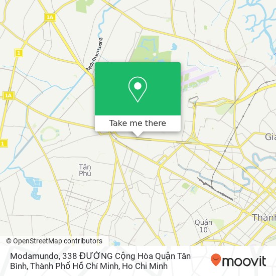 Modamundo, 338 ĐƯỜNG Cộng Hòa Quận Tân Bình, Thành Phố Hồ Chí Minh map