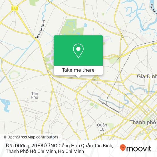 Đại Dương, 20 ĐƯỜNG Cộng Hòa Quận Tân Bình, Thành Phố Hồ Chí Minh map