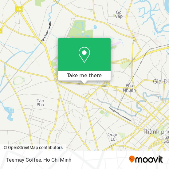 Teemay Coffee map