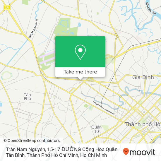 Trân Nam Nguyên, 15-17 ĐƯỜNG Cộng Hòa Quận Tân Bình, Thành Phố Hồ Chí Minh map