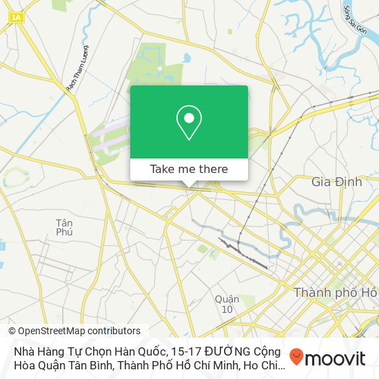 Nhà Hàng Tự Chọn Hàn Quốc, 15-17 ĐƯỜNG Cộng Hòa Quận Tân Bình, Thành Phố Hồ Chí Minh map