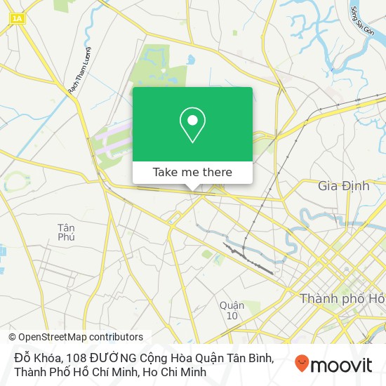 Đỗ Khóa, 108 ĐƯỜNG Cộng Hòa Quận Tân Bình, Thành Phố Hồ Chí Minh map