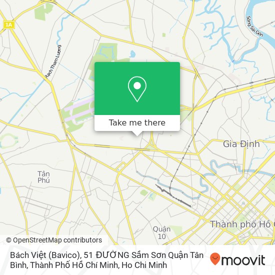 Bách Việt (Bavico), 51 ĐƯỜNG Sầm Sơn Quận Tân Bình, Thành Phố Hồ Chí Minh map