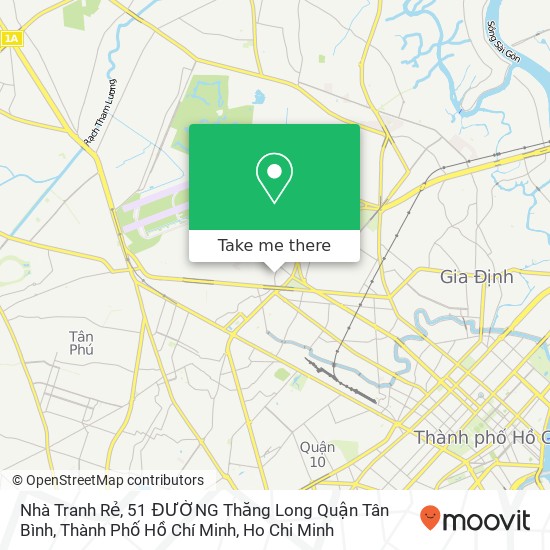 Nhà Tranh Rẻ, 51 ĐƯỜNG Thăng Long Quận Tân Bình, Thành Phố Hồ Chí Minh map