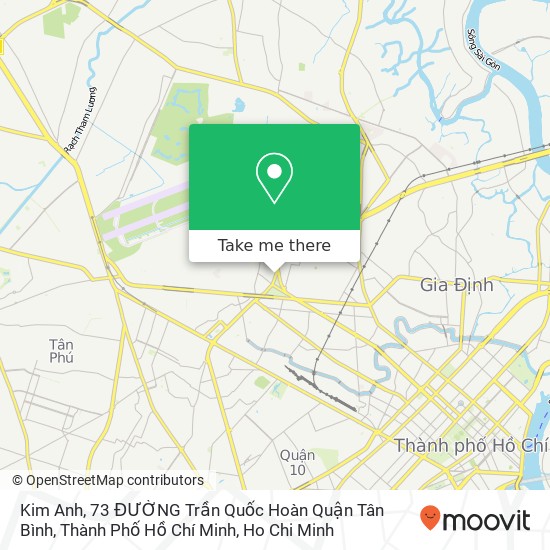 Kim Anh, 73 ĐƯỜNG Trần Quốc Hoàn Quận Tân Bình, Thành Phố Hồ Chí Minh map